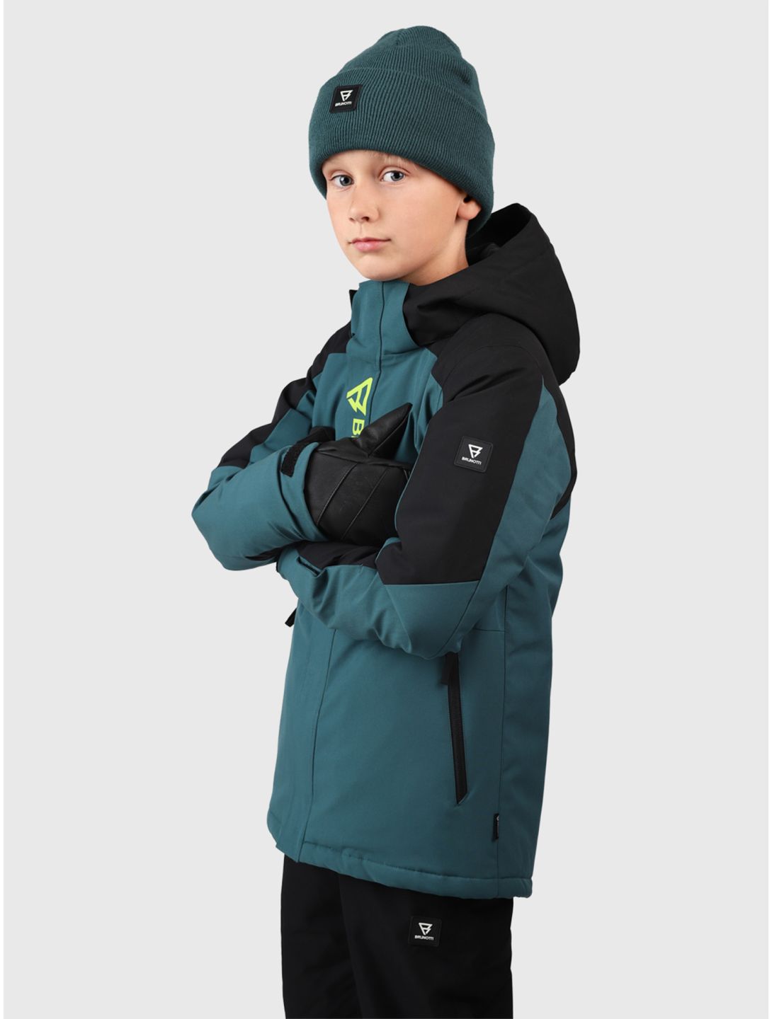 Brunotti, Sheldony veste de ski enfants Fuel Green vert 