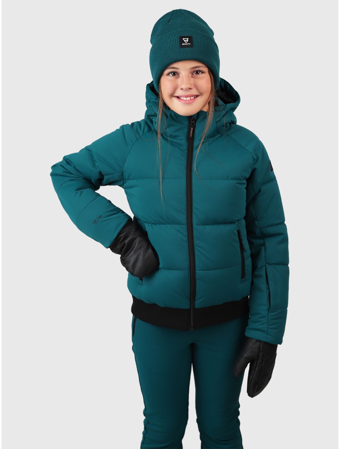 Brunotti, Suncrown veste de ski enfants Evergreen vert 