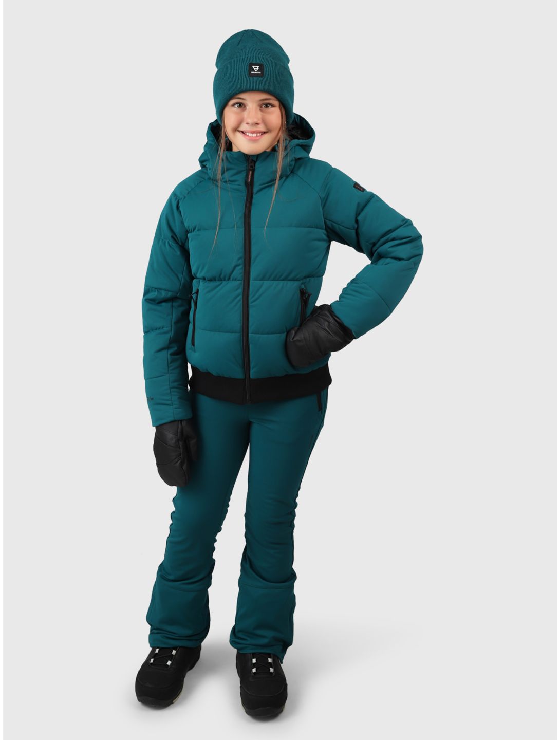 Brunotti, Suncrown veste de ski enfants Evergreen vert 