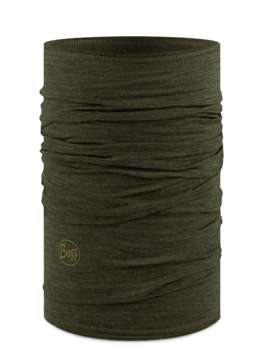 Buff, Merino Lightweight foulard unisexe Solid Bark vert 