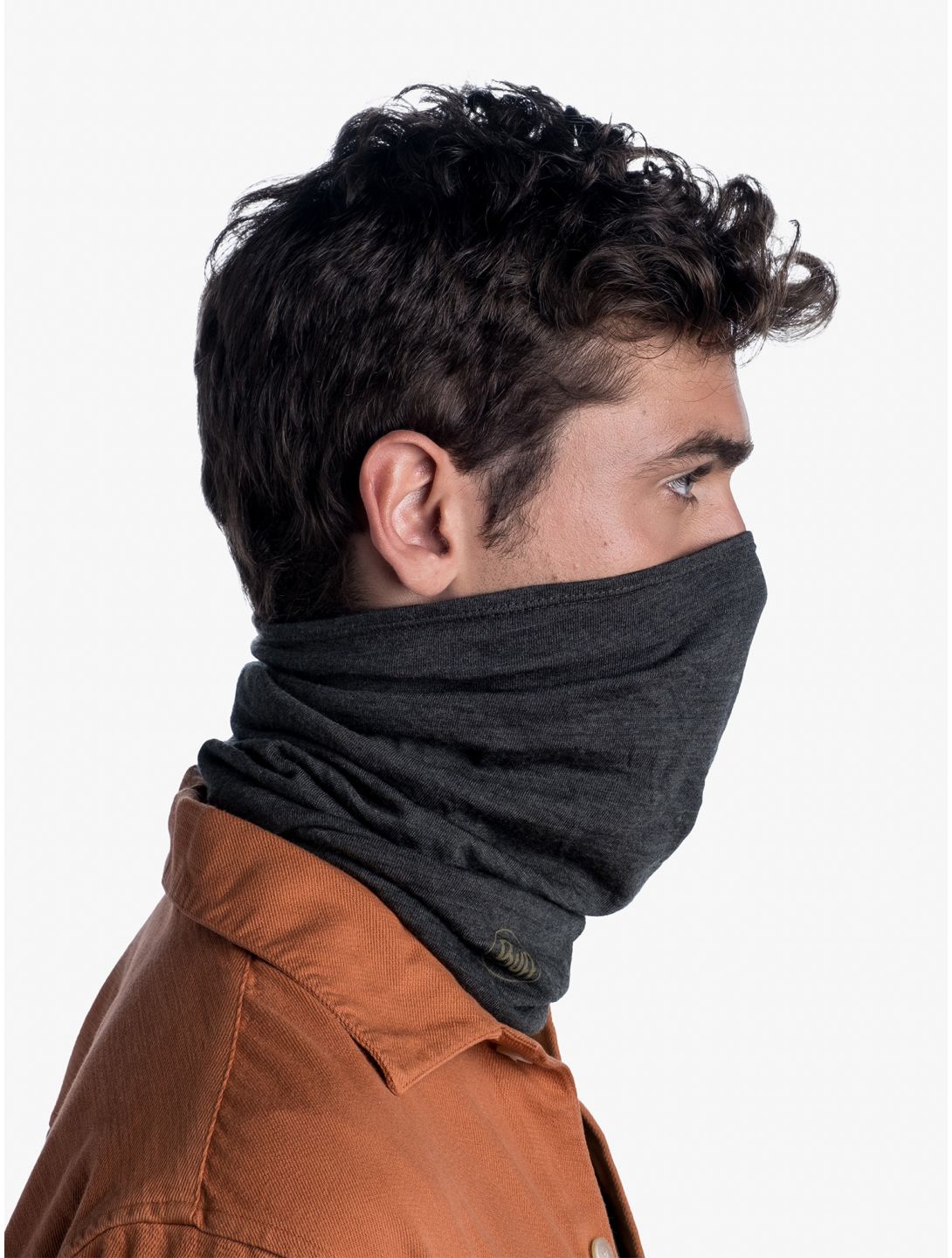 Buff, Merino Lightweight foulard unisexe Solid Bark vert 