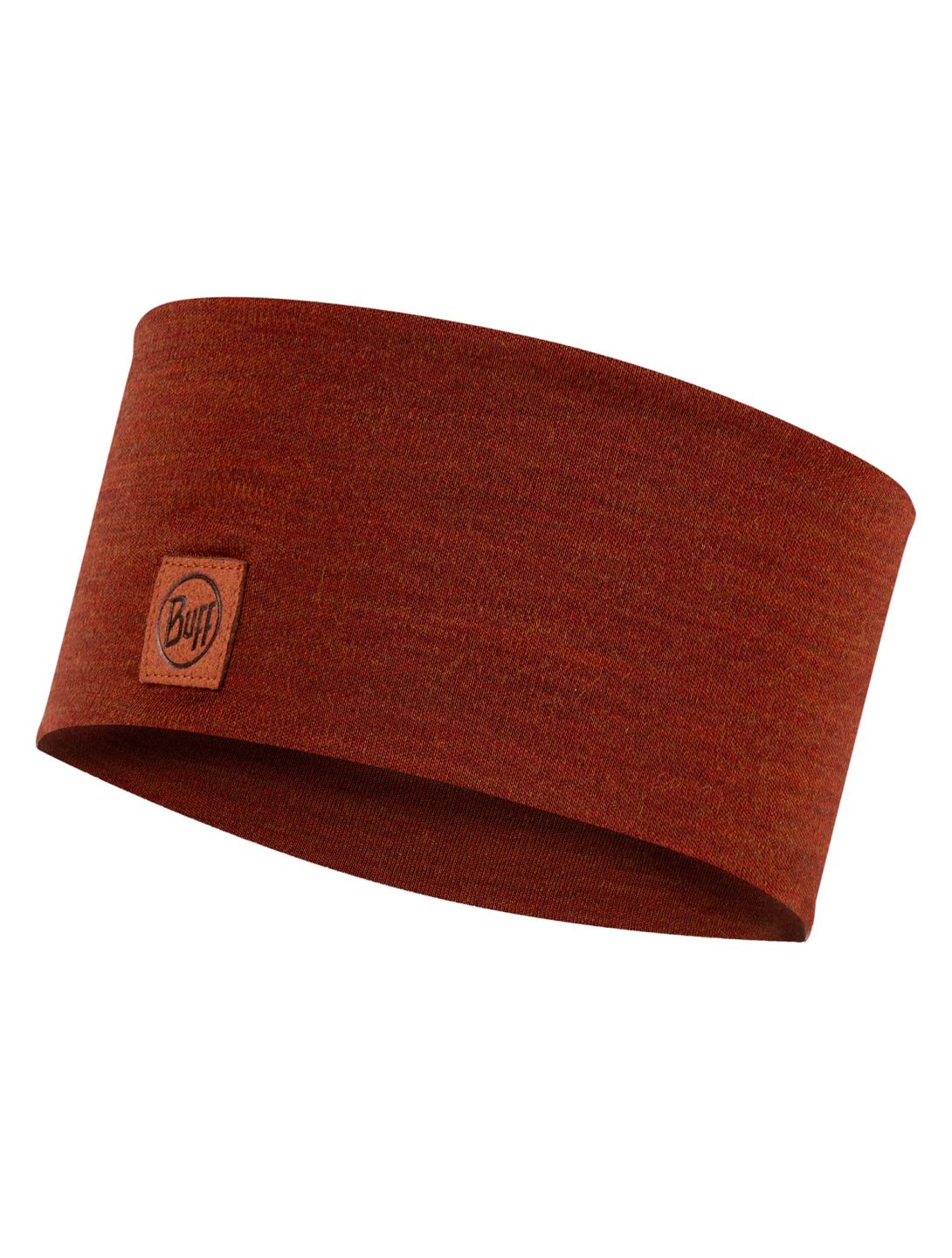 Buff, Merino Wide Headband bandeau unisexe Solid Sienna brun 