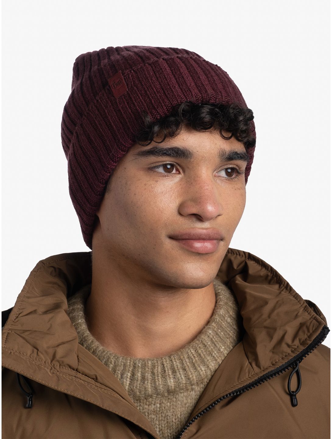 Buff, Norval bonnet unisexe Maroon bordeaux 