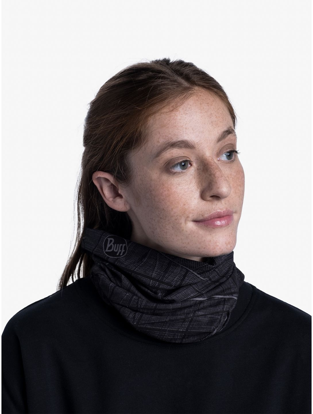 Buff, Original Ecostretch foulard unisexe Embers Black noir 