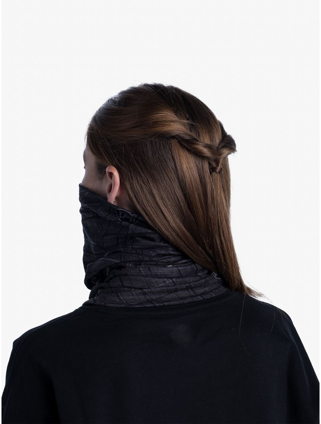 Buff, Original Ecostretch foulard unisexe Embers Black noir 