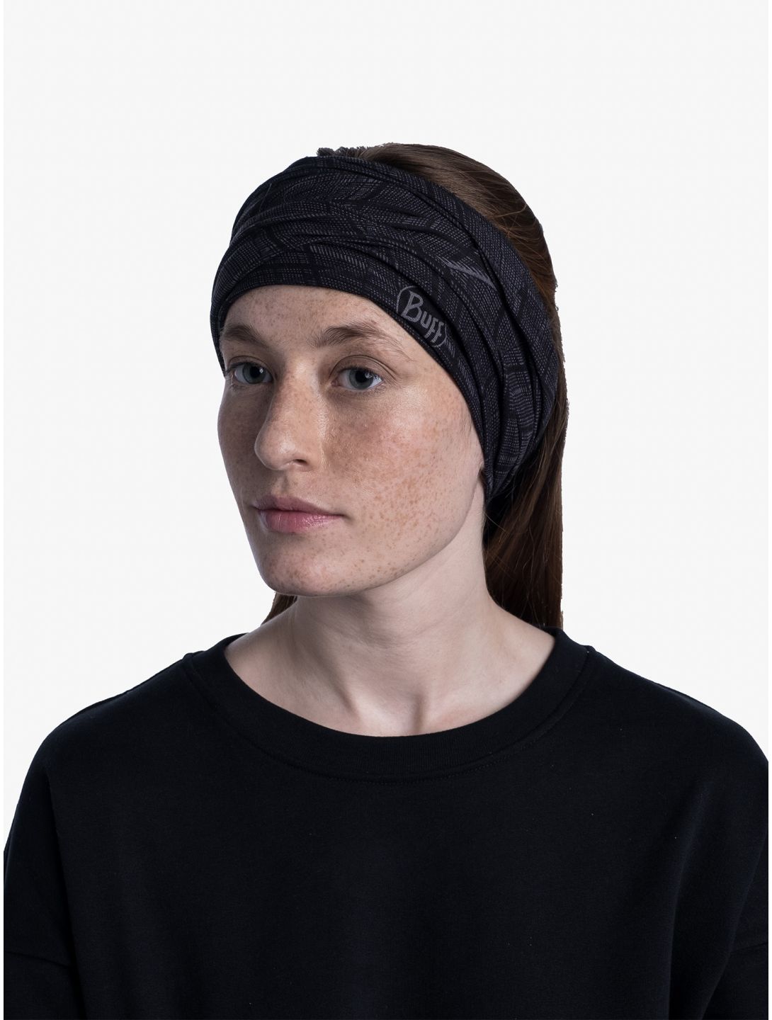 Buff, Original Ecostretch foulard unisexe Embers Black noir 