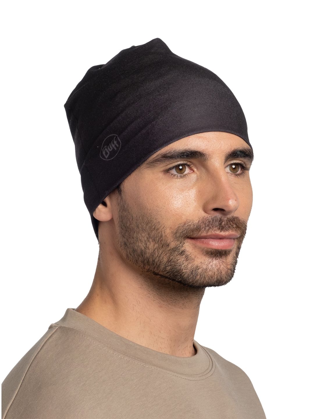 Buff, Polar Reversible bonnet unisexe Solid Black noir 