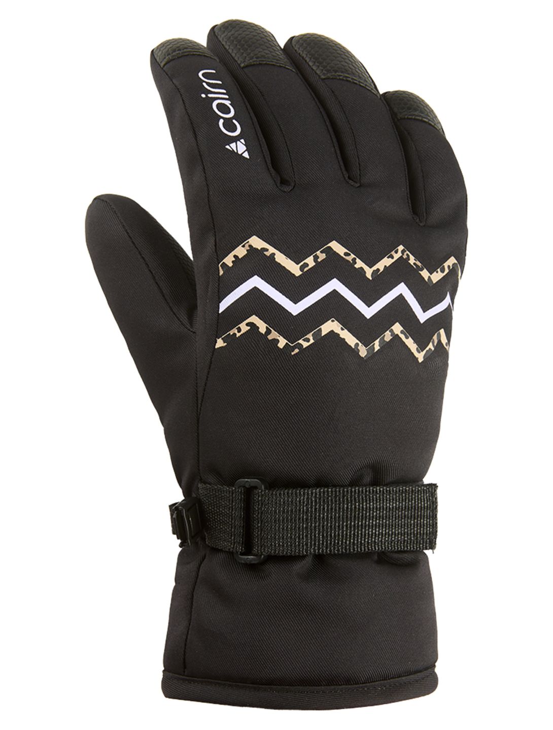 Cairn, Artic 3 J C-Tex gants de ski enfants Black Leopard noir 