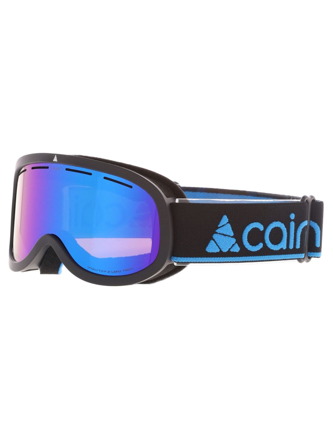 Cairn, Blast lunettes de ski enfants Mat Black bleu, noir 