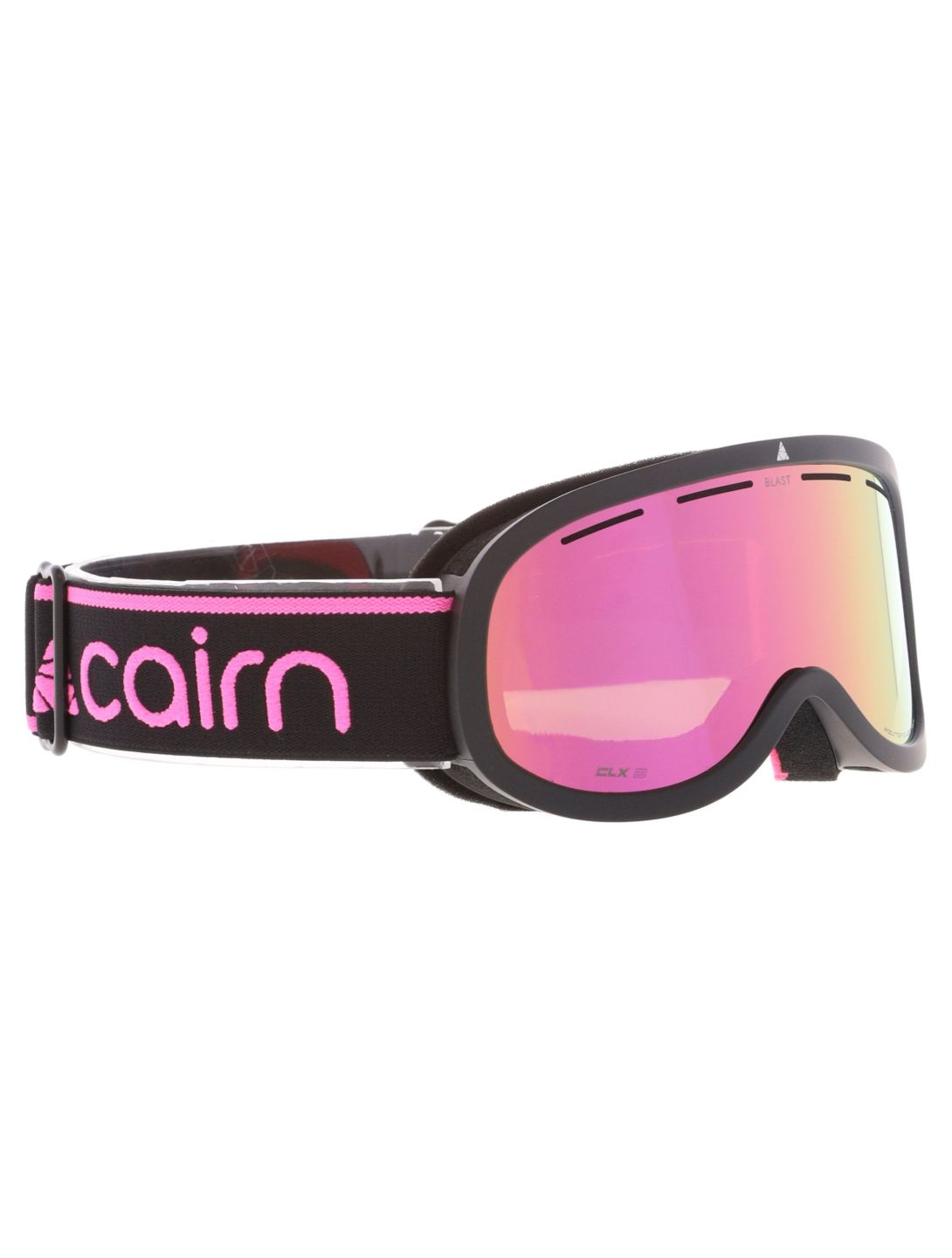 Cairn, Blast lunettes de ski enfants Mat Black Neon Pink noir, rose 