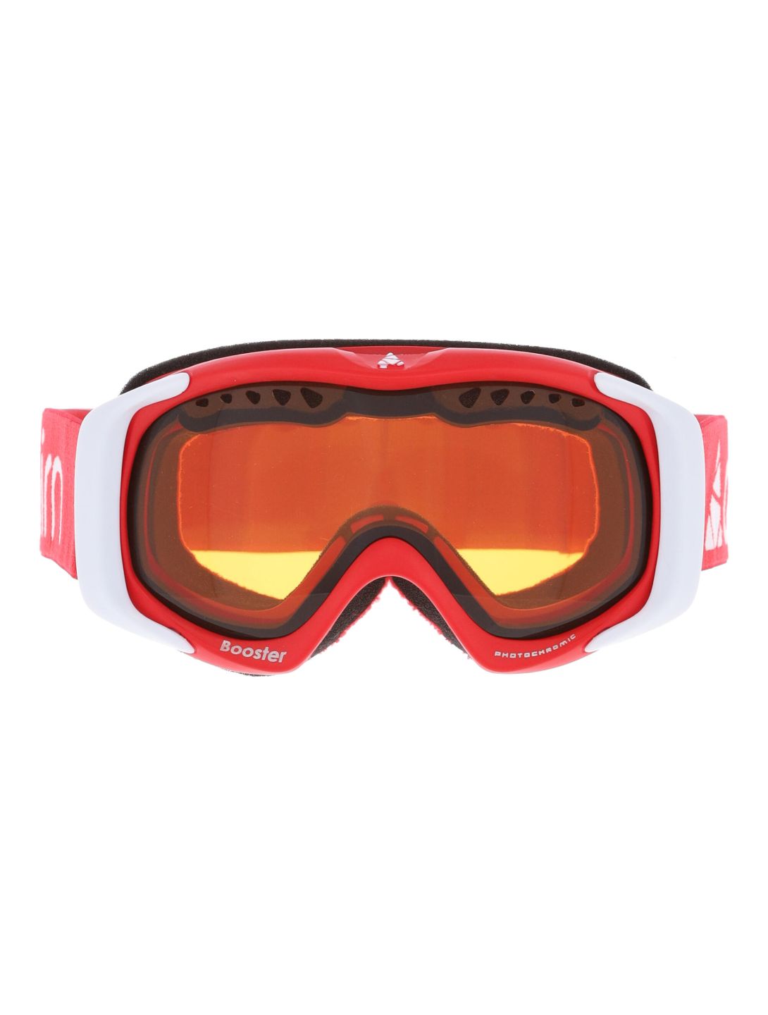 Cairn, Booster Photochromic lunettes de ski enfants Mat Red Mat White blanc, rouge 