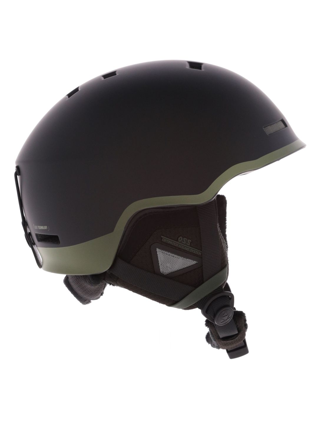 Cairn, Centaure Rescue casque de ski unisexe Mat Black Khaki noir, vert 