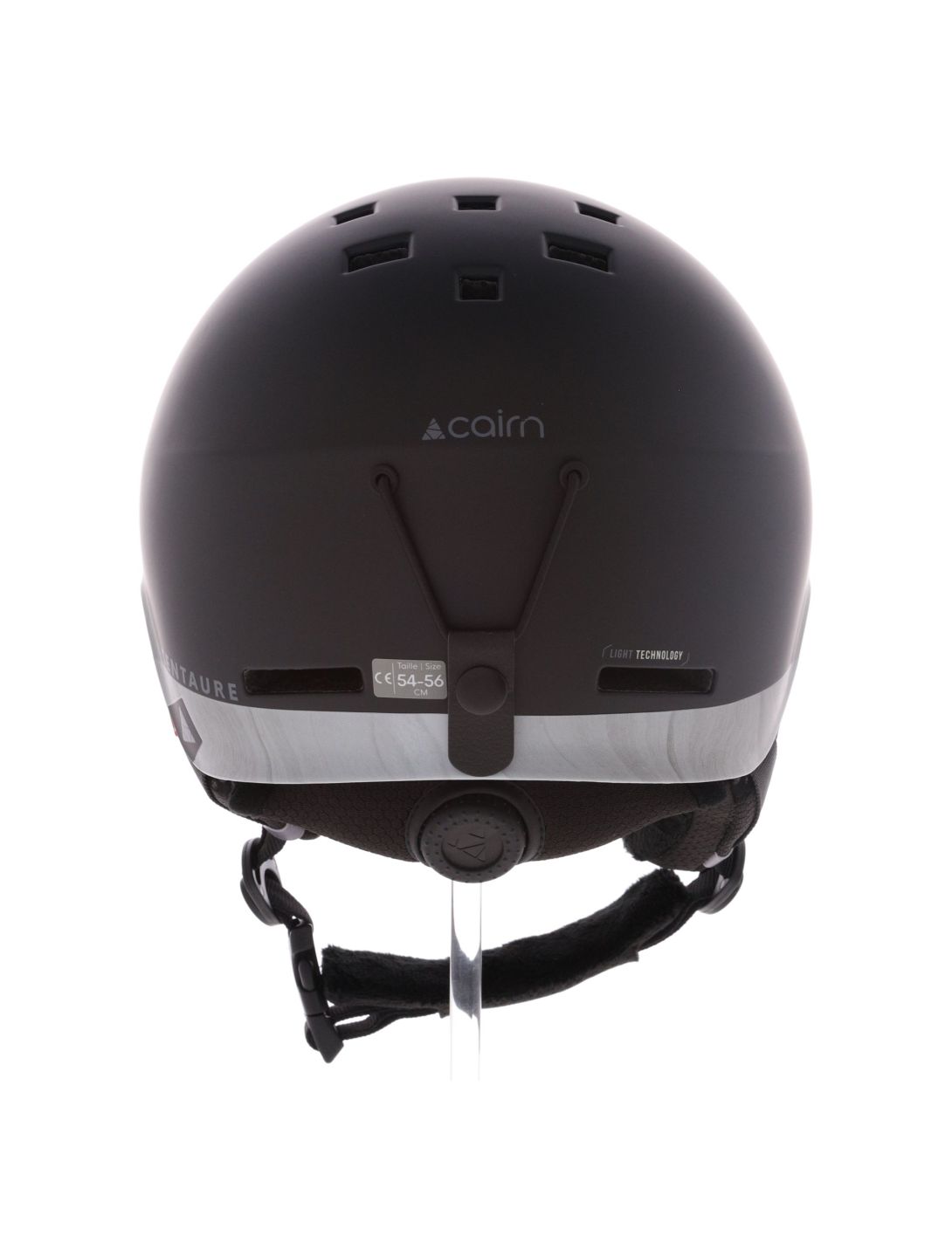 Cairn, Centaure Rescue casque de ski unisexe Mat Black Lava noir 