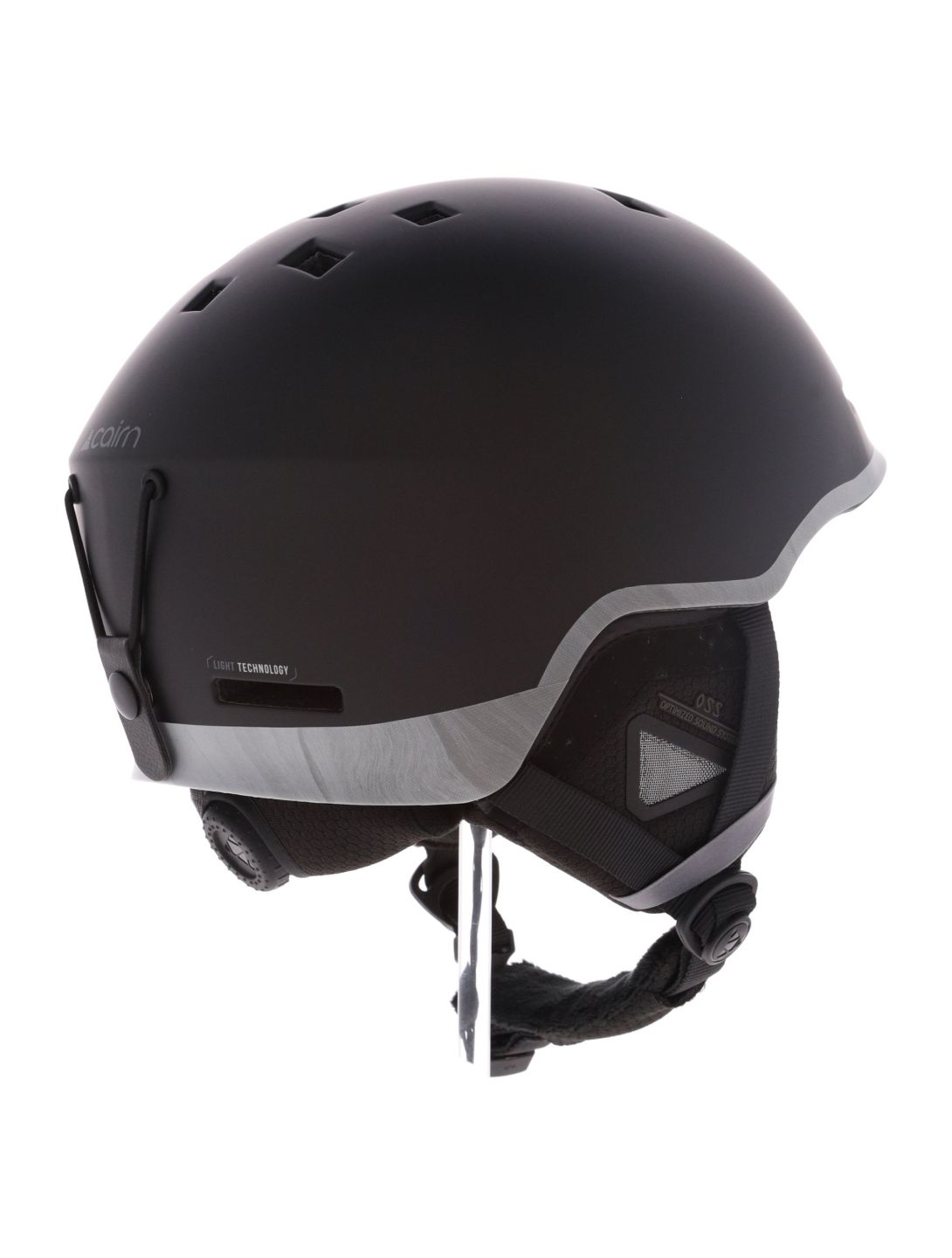 Cairn, Centaure Rescue casque de ski unisexe Mat Black Lava noir 