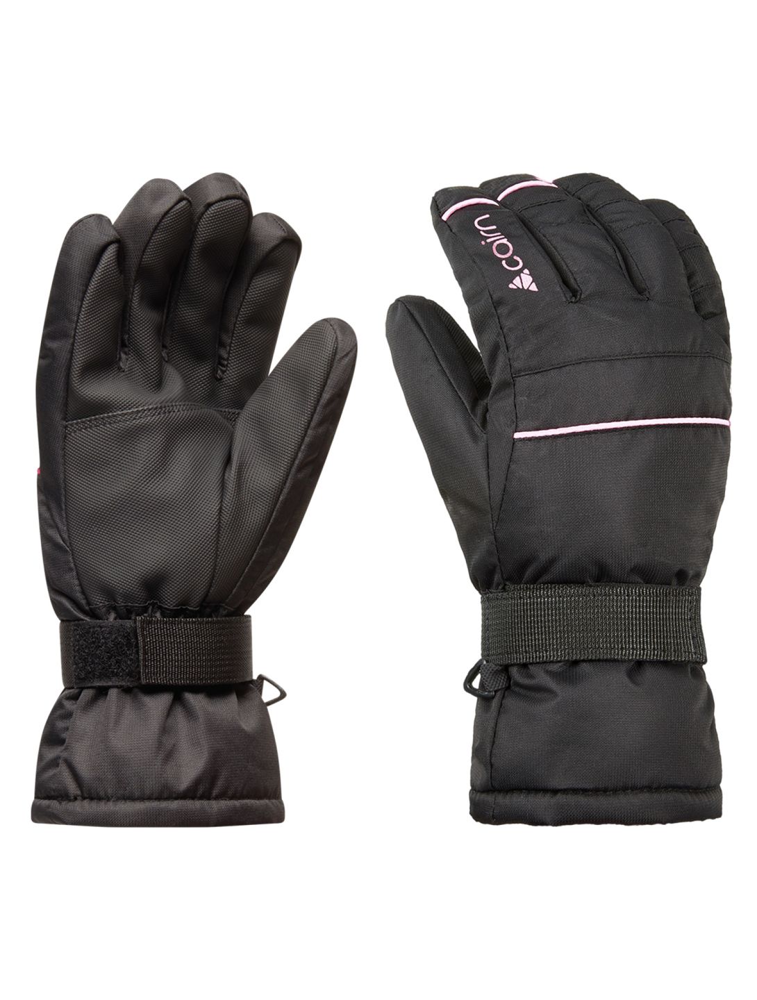 Cairn, Ceres J gants de ski enfants Black Powder noir, rose 