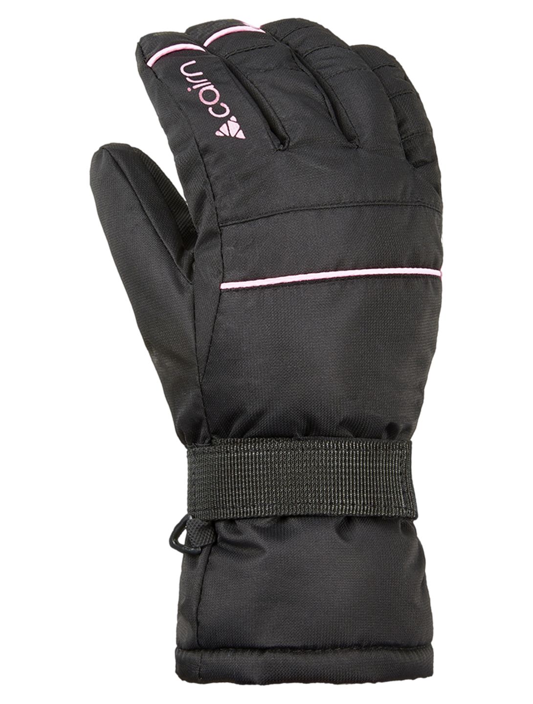 Cairn, Ceres J gants de ski enfants Black Powder noir, rose 