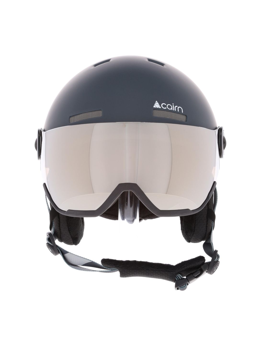 Cairn, Eclipse Rescue casque de ski avec visière unisexe coal bleu 