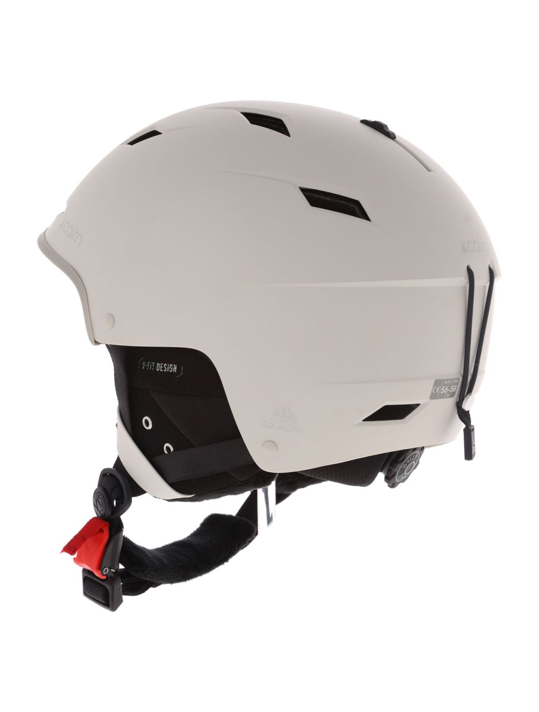 Cairn, Equalizer casque de ski unisexe Mat Warm Gray gris 