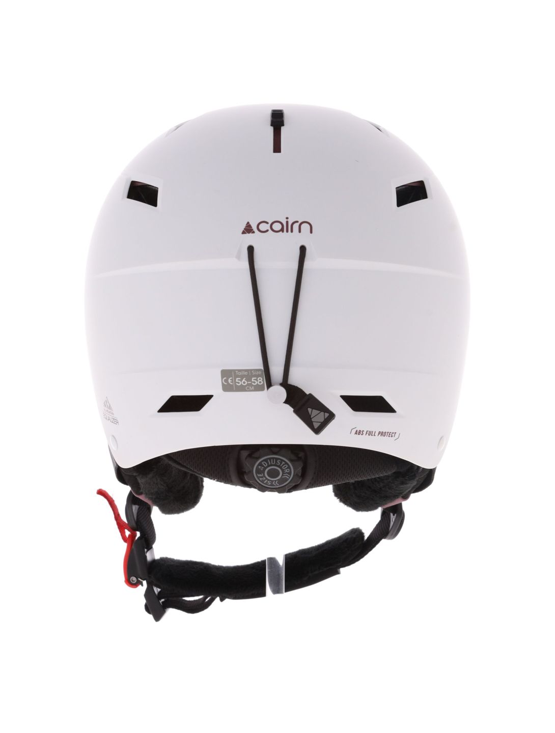 Cairn, Equalizer casque de ski unisexe Mat White Dahlia blanc, violet 