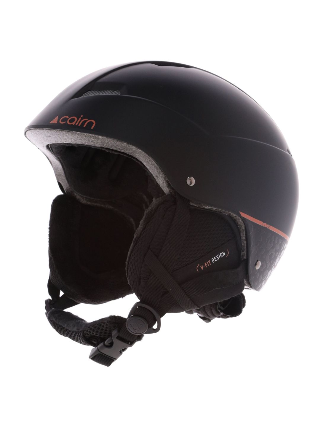 Cairn, Flow casque de ski unisexe Mat Black Leopard noir 