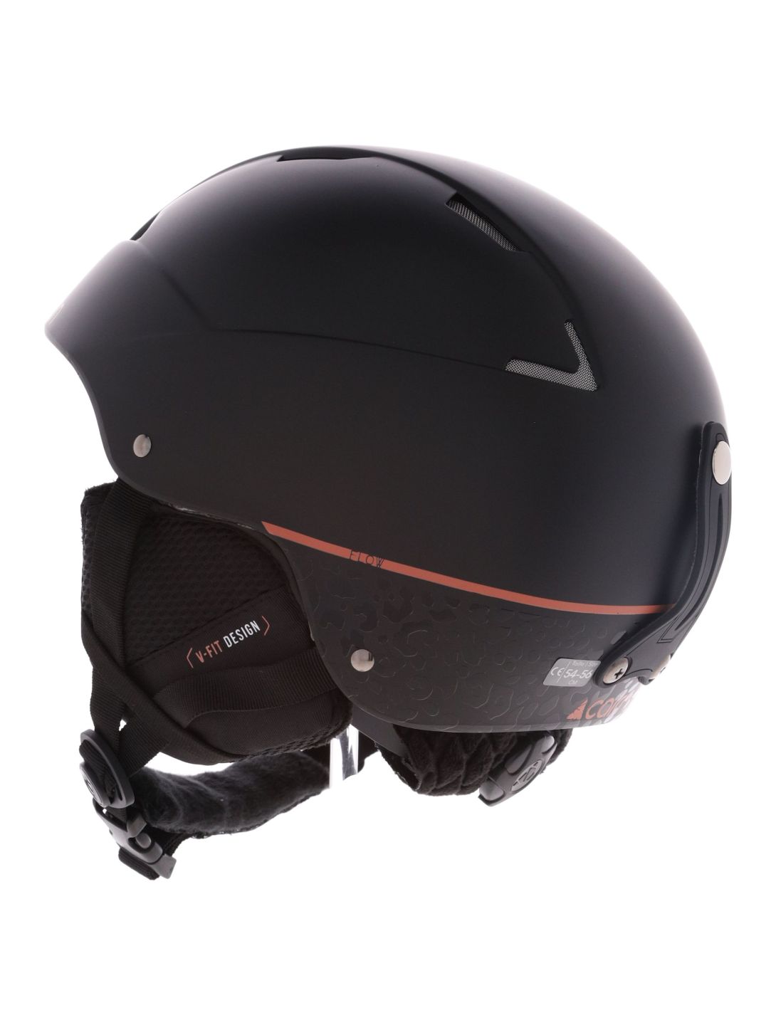 Cairn, Flow casque de ski unisexe Mat Black Leopard noir 