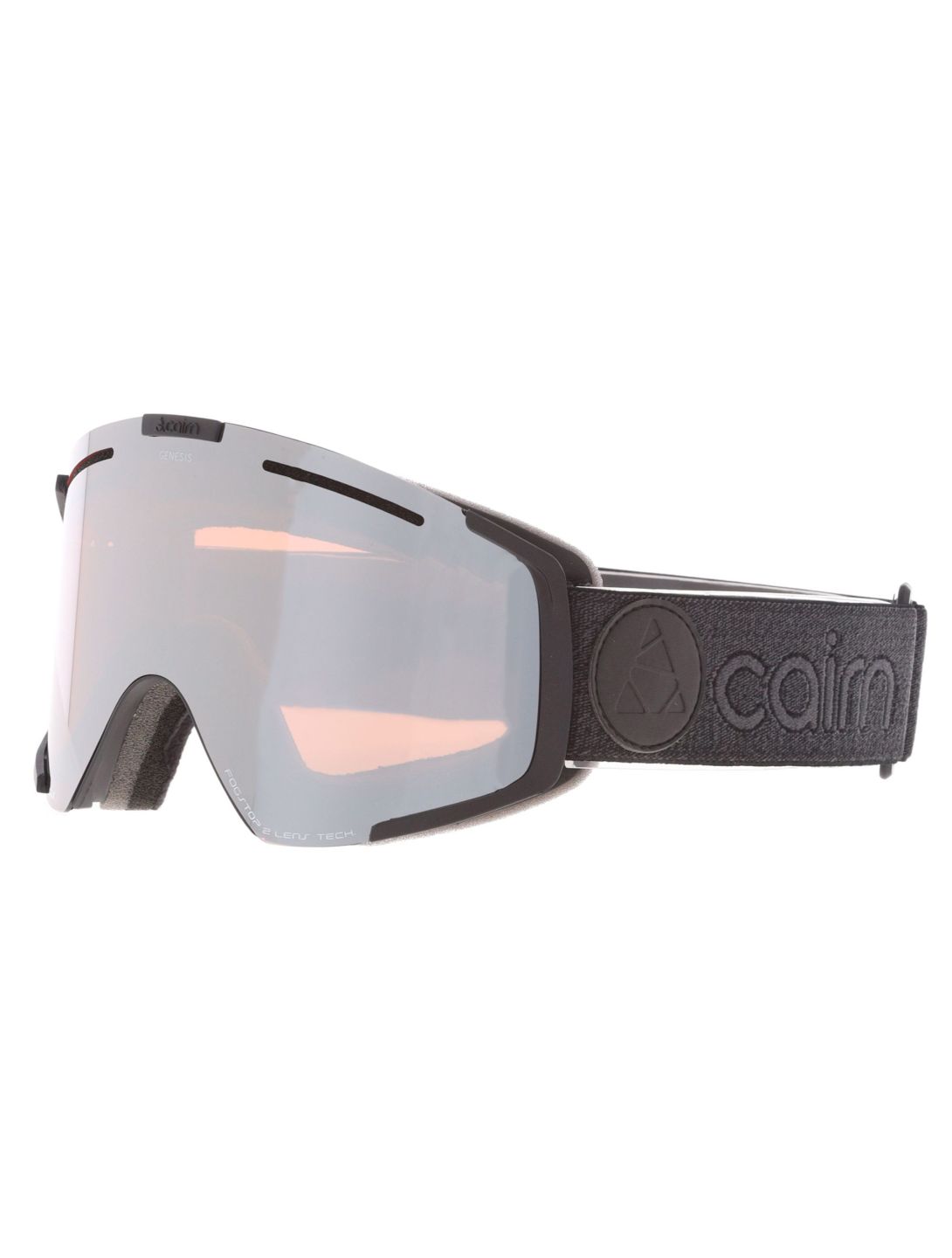 Cairn, Genesis lunettes de ski unisexe Mat Black Silver argent, noir 