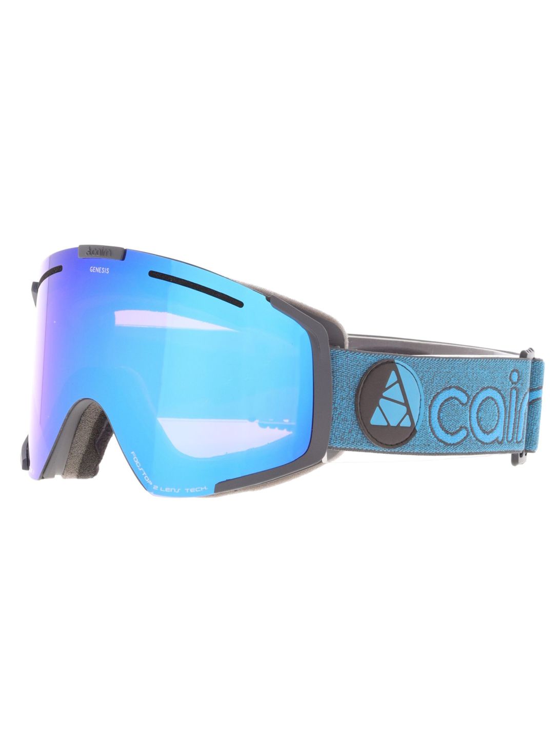 Cairn, Genesis lunettes de ski unisexe Mat Shadow Blue bleu 