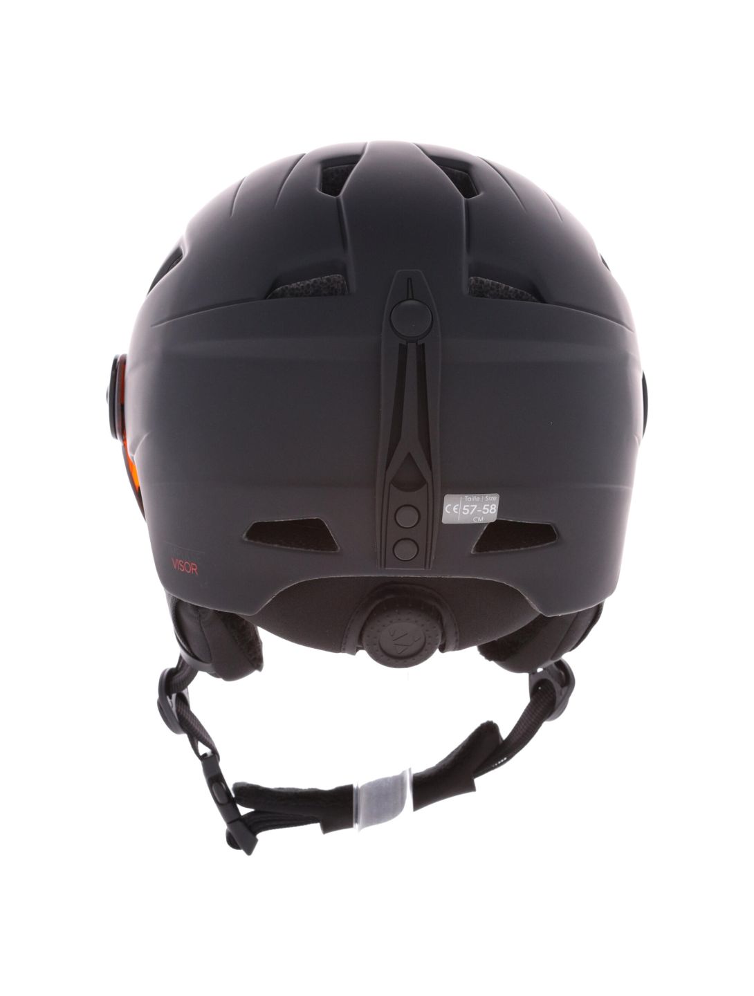 Cairn, Impulse Visor casque de ski avec visière unisexe Mat Black noir 