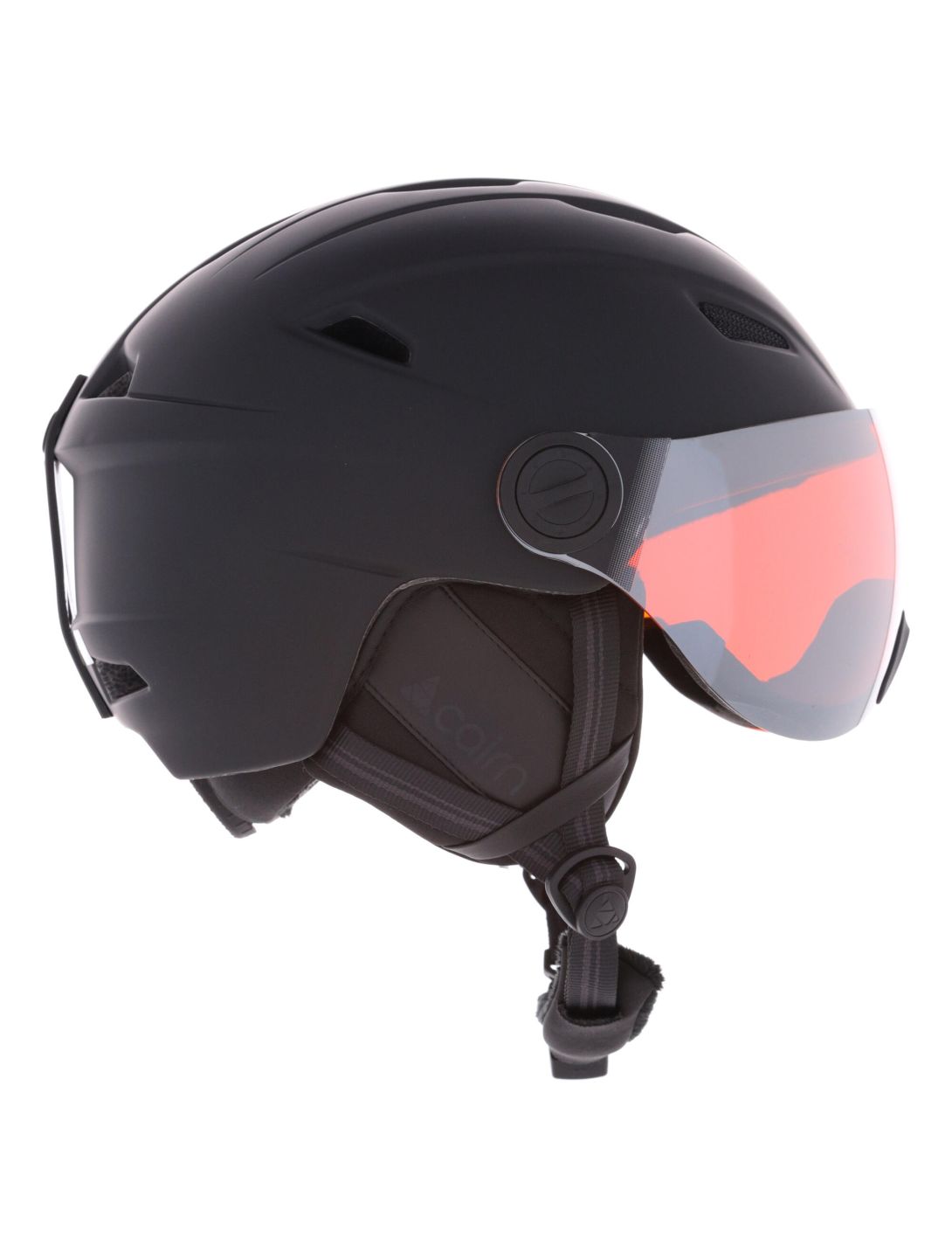 Cairn, Impulse Visor casque de ski avec visière unisexe Mat Black noir 