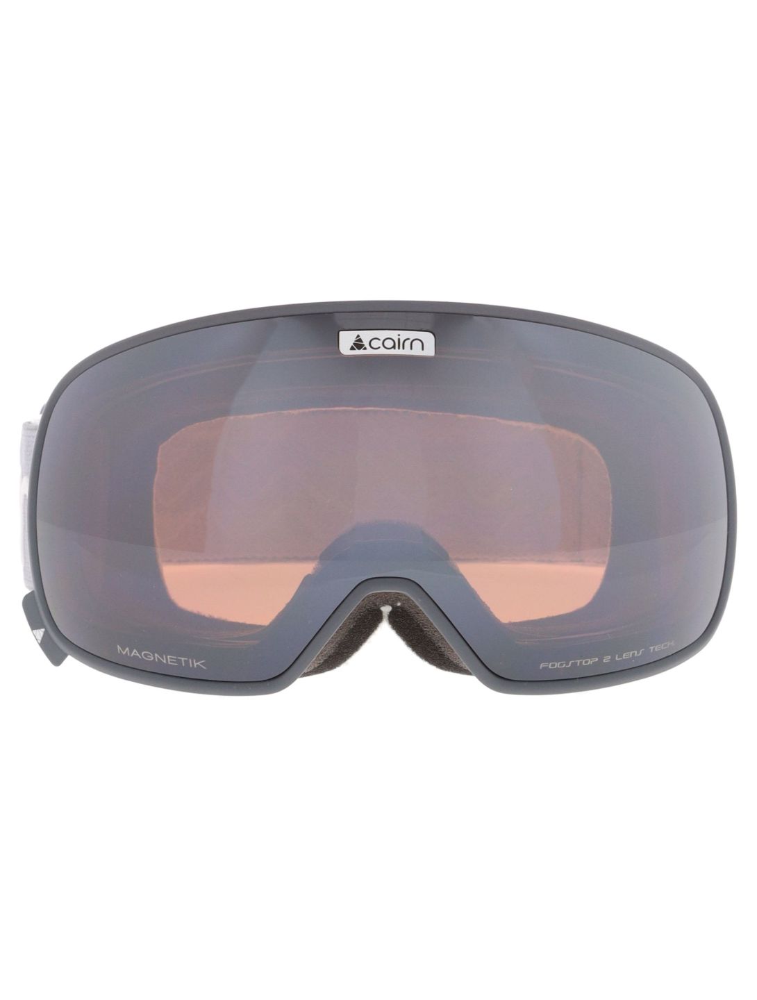 Cairn, Magnetik lunettes de ski objectif supplémentaire unisexe Mat Graphite Silver argent 