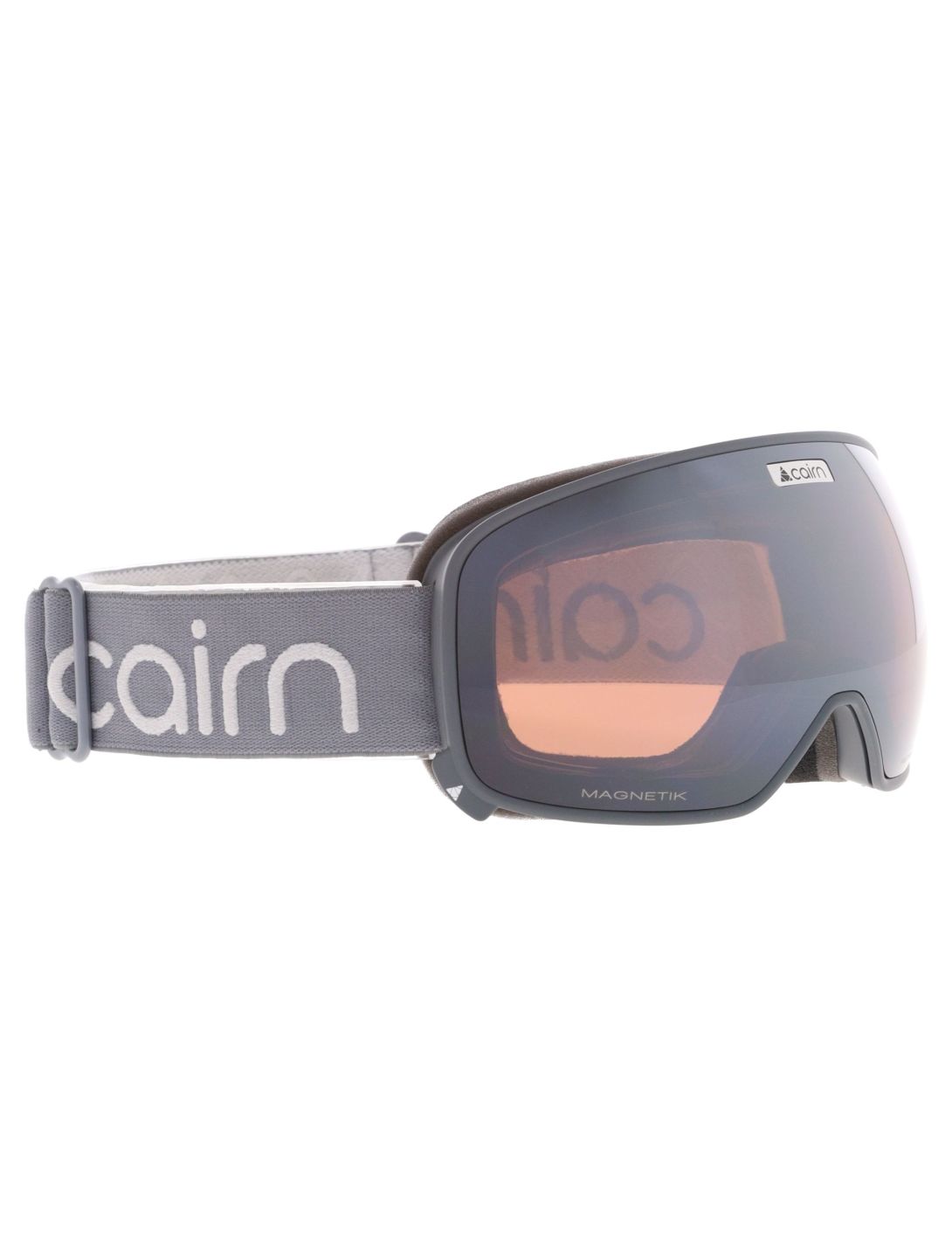 Cairn, Magnetik lunettes de ski objectif supplémentaire unisexe Mat Graphite Silver argent 