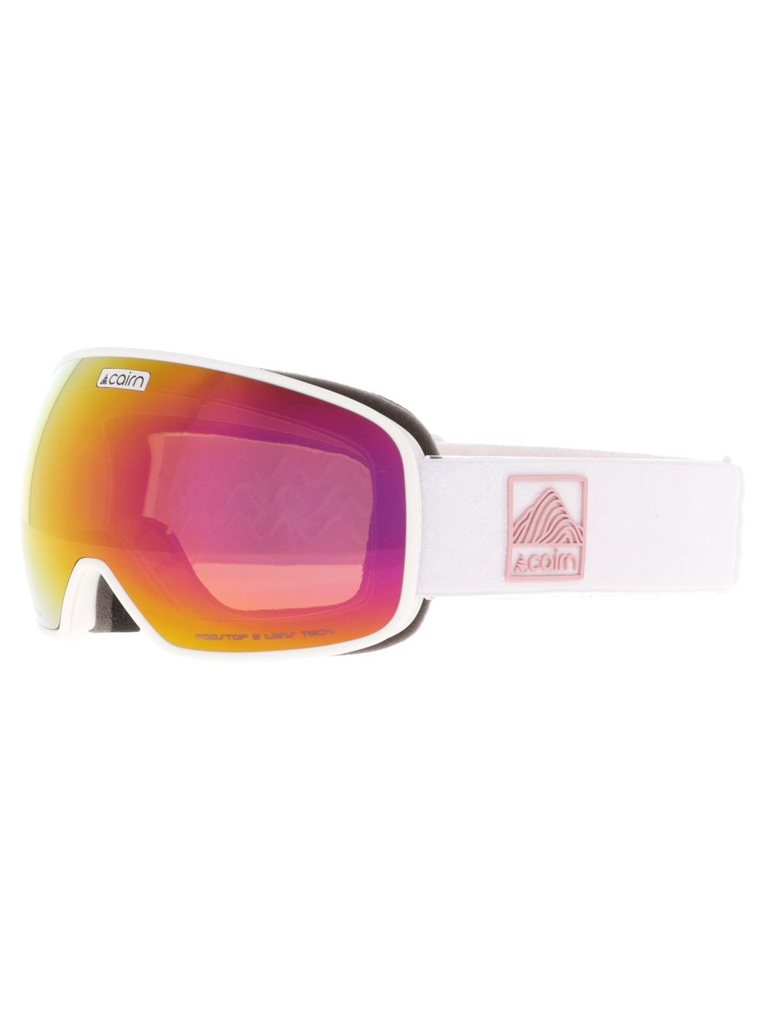 Cairn, Magnetik lunettes de ski objectif supplémentaire unisexe Mat White Dust blanc 