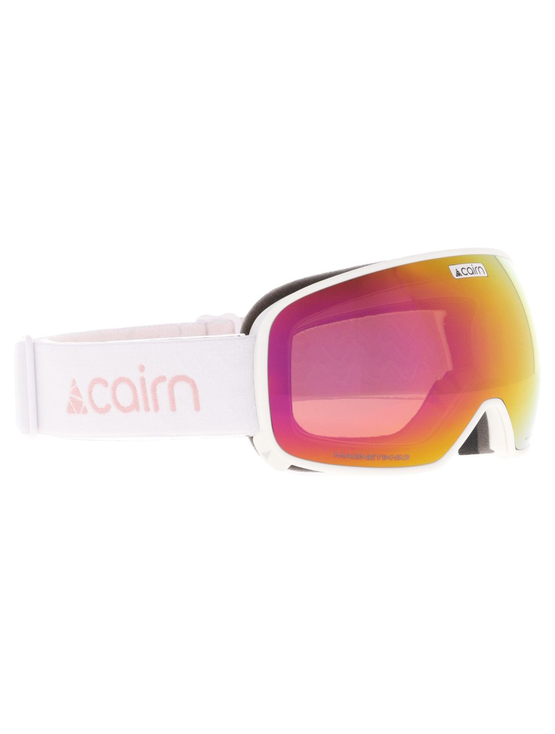 Cairn, Magnetik lunettes de ski objectif supplémentaire unisexe Mat White Dust blanc 