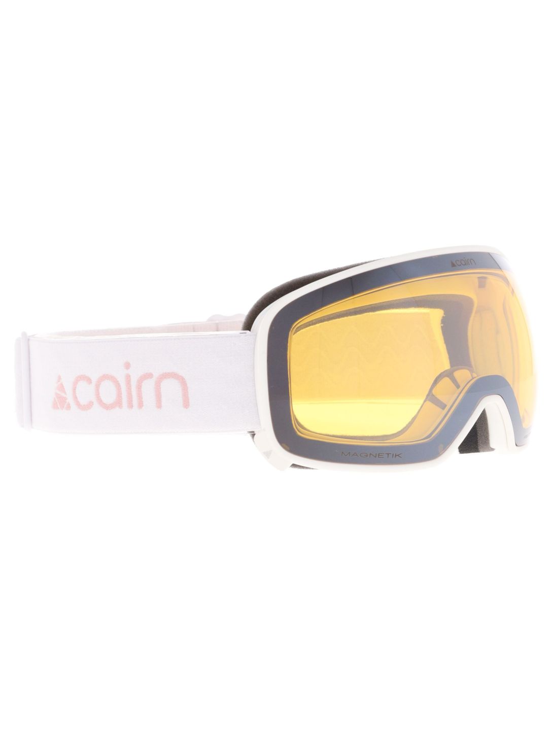 Cairn, Magnetik lunettes de ski objectif supplémentaire unisexe Mat White Dust blanc 