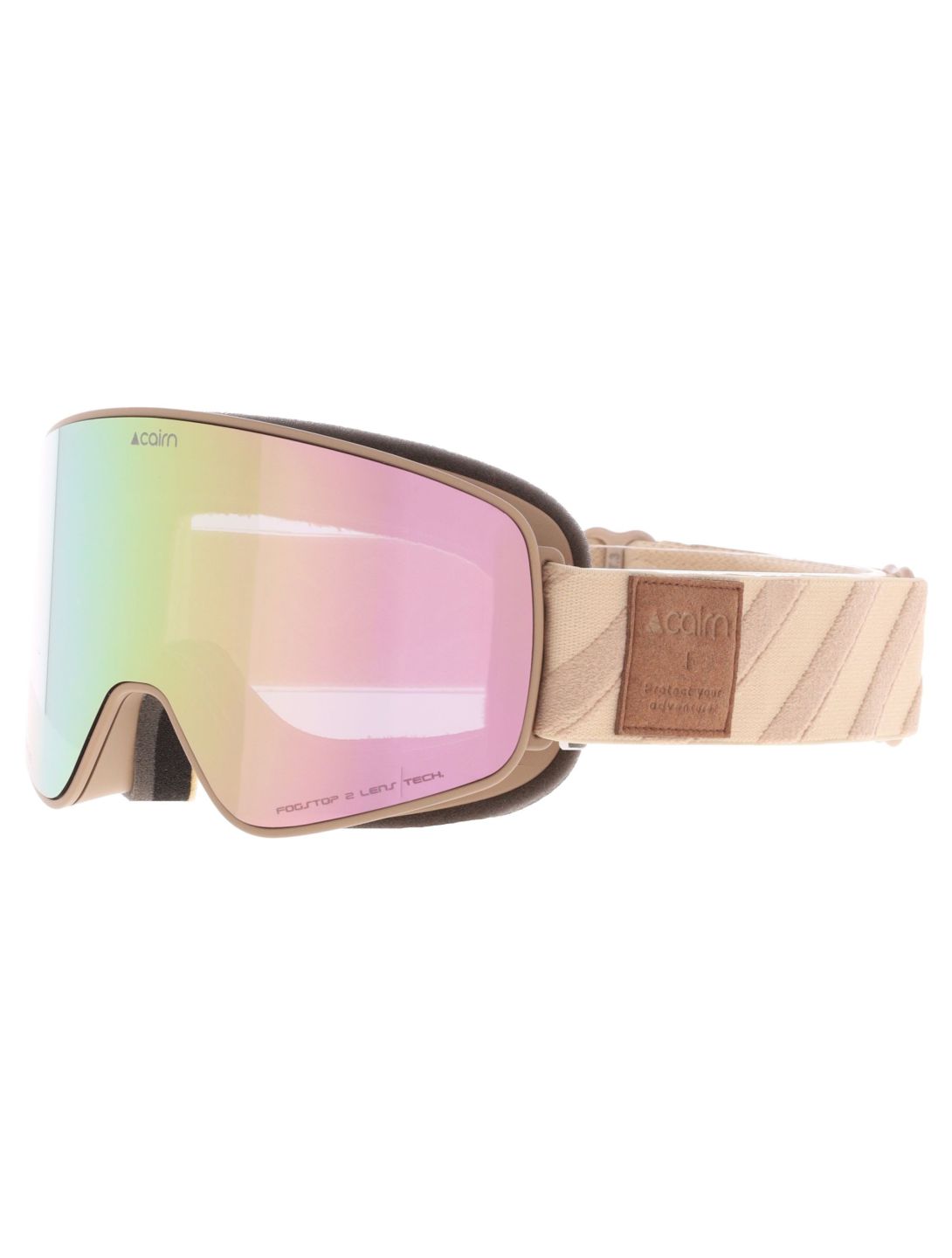 Cairn, Magnitude lunettes de ski objectif supplémentaire unisexe Mat Biscuit beige 