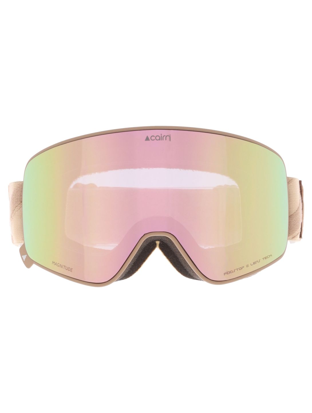 Cairn, Magnitude lunettes de ski objectif supplémentaire unisexe Mat Biscuit beige 