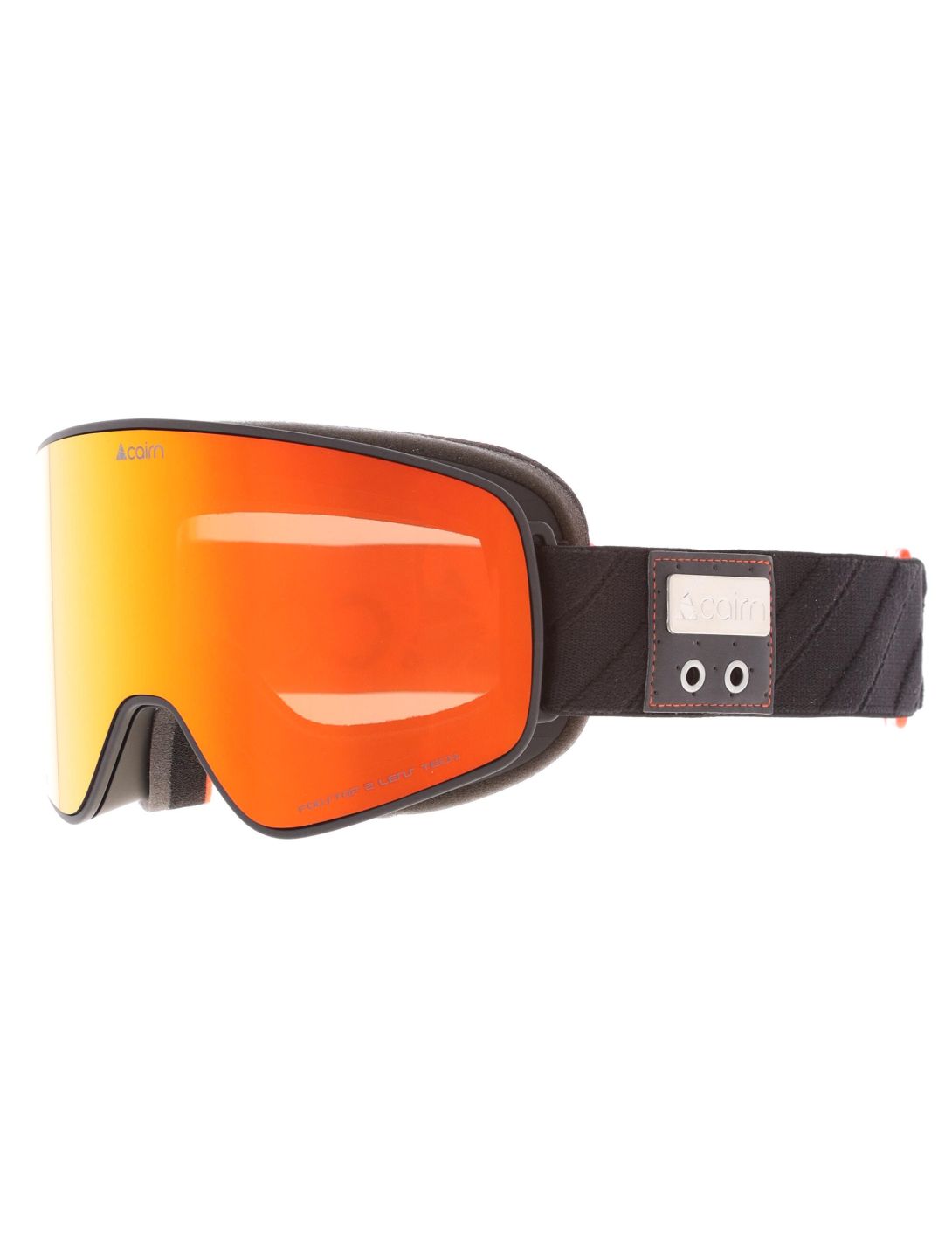 Cairn, Magnitude lunettes de ski objectif supplémentaire unisexe Mat Black Orange noir, orange 