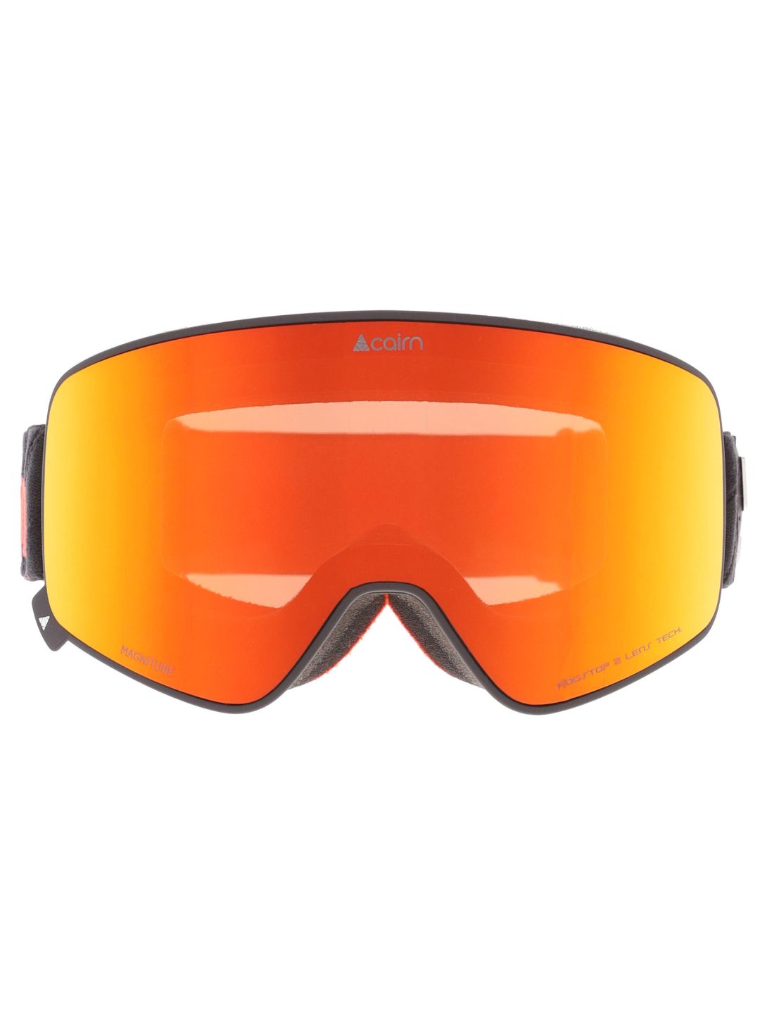 Cairn, Magnitude lunettes de ski objectif supplémentaire unisexe Mat Black Orange noir, orange 