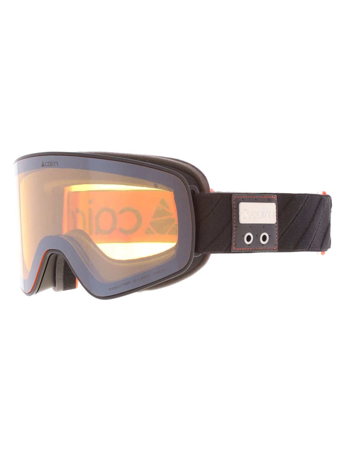 Cairn, Magnitude lunettes de ski objectif supplémentaire unisexe Mat Black Orange noir, orange 