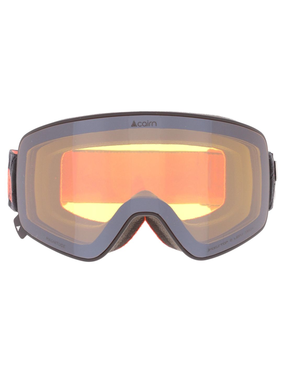 Cairn, Magnitude lunettes de ski objectif supplémentaire unisexe Mat Black Orange noir, orange 