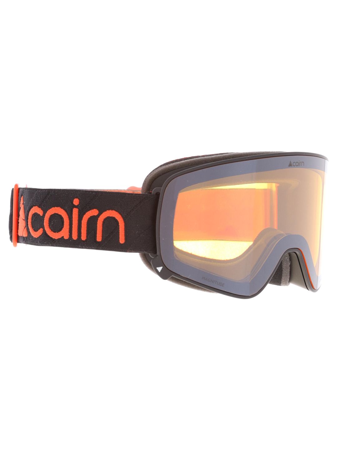 Cairn, Magnitude lunettes de ski objectif supplémentaire unisexe Mat Black Orange noir, orange 