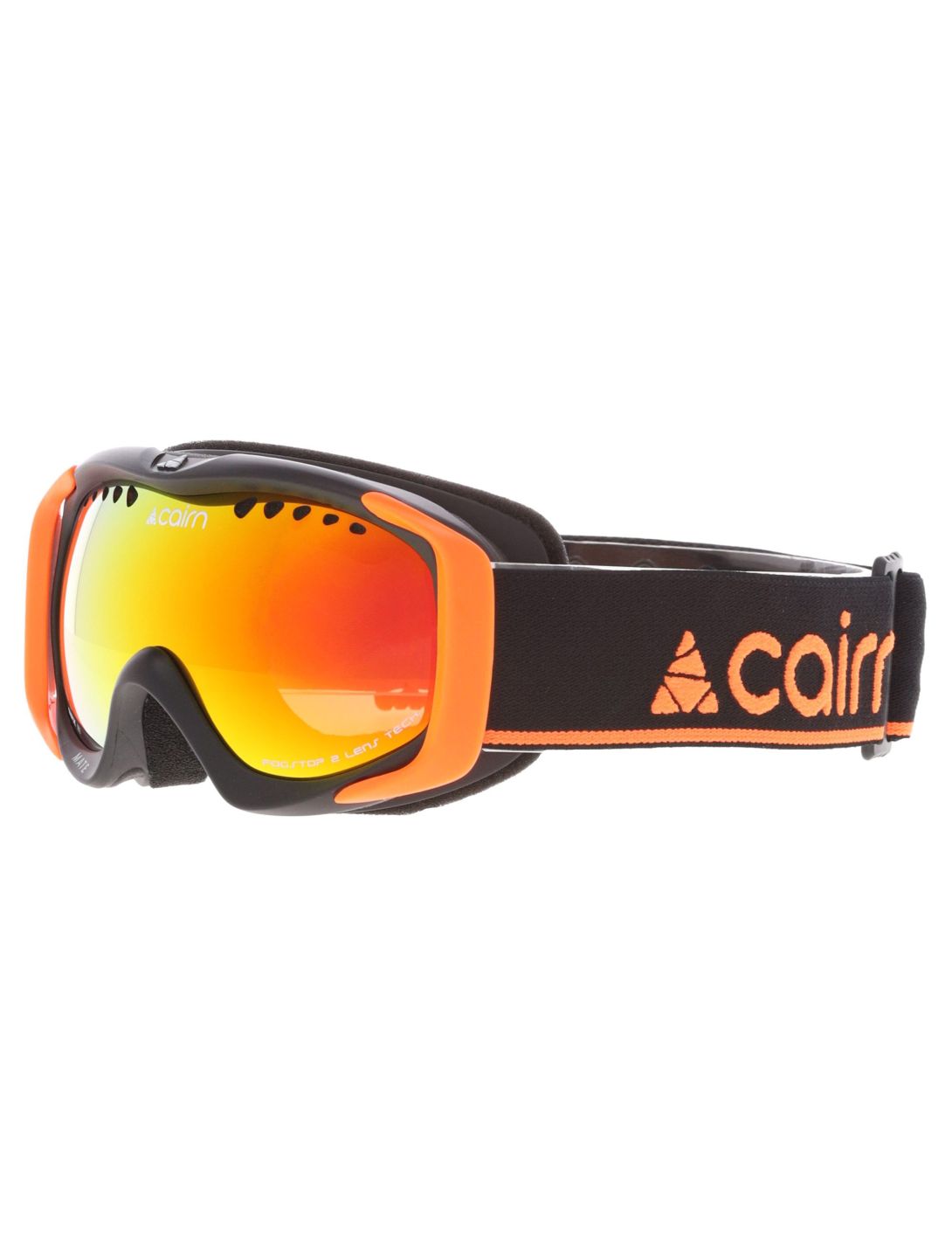 Cairn, Mate lunettes de ski enfants Mat Black Orange noir, orange 