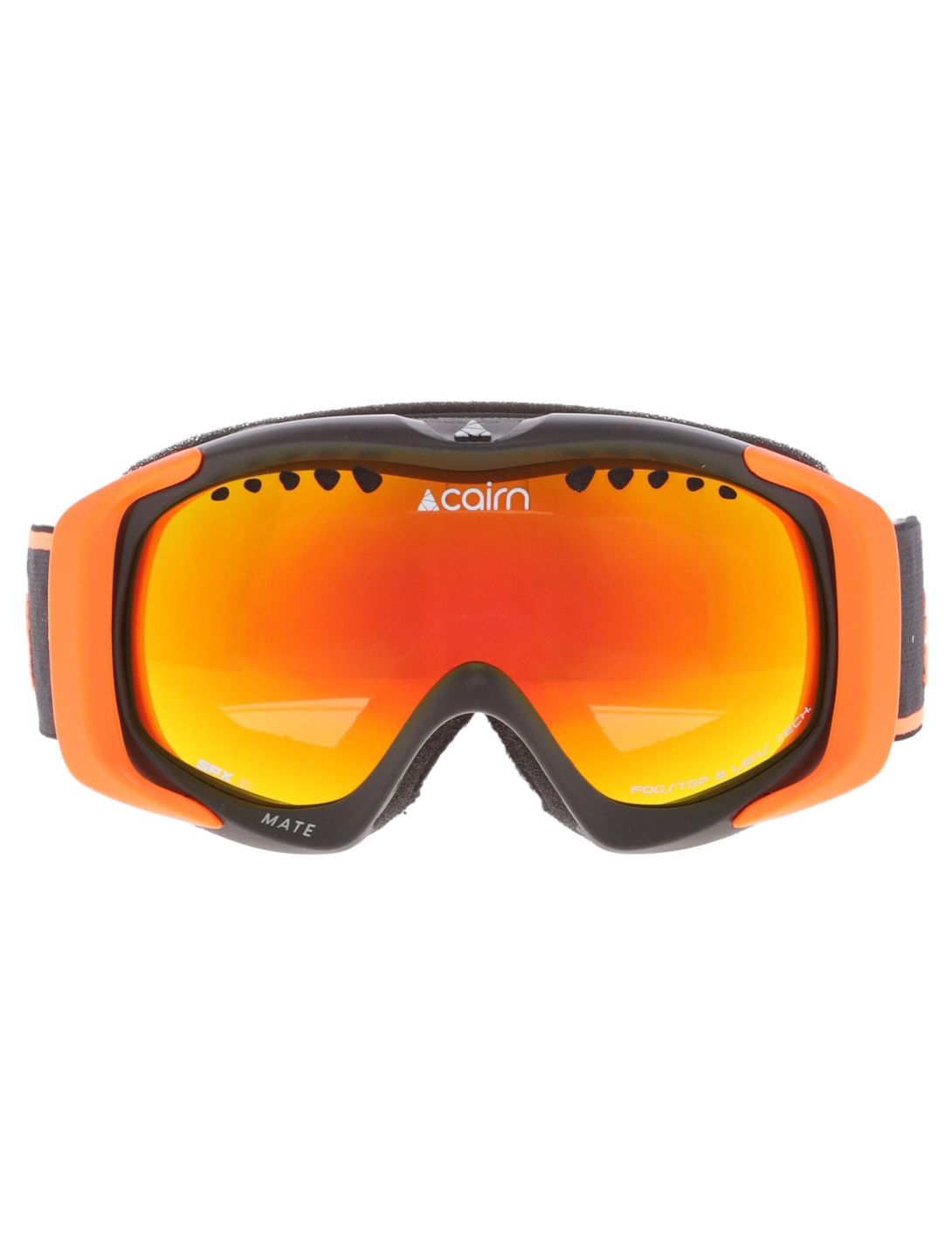 Cairn, Mate lunettes de ski enfants Mat Black Orange noir, orange 