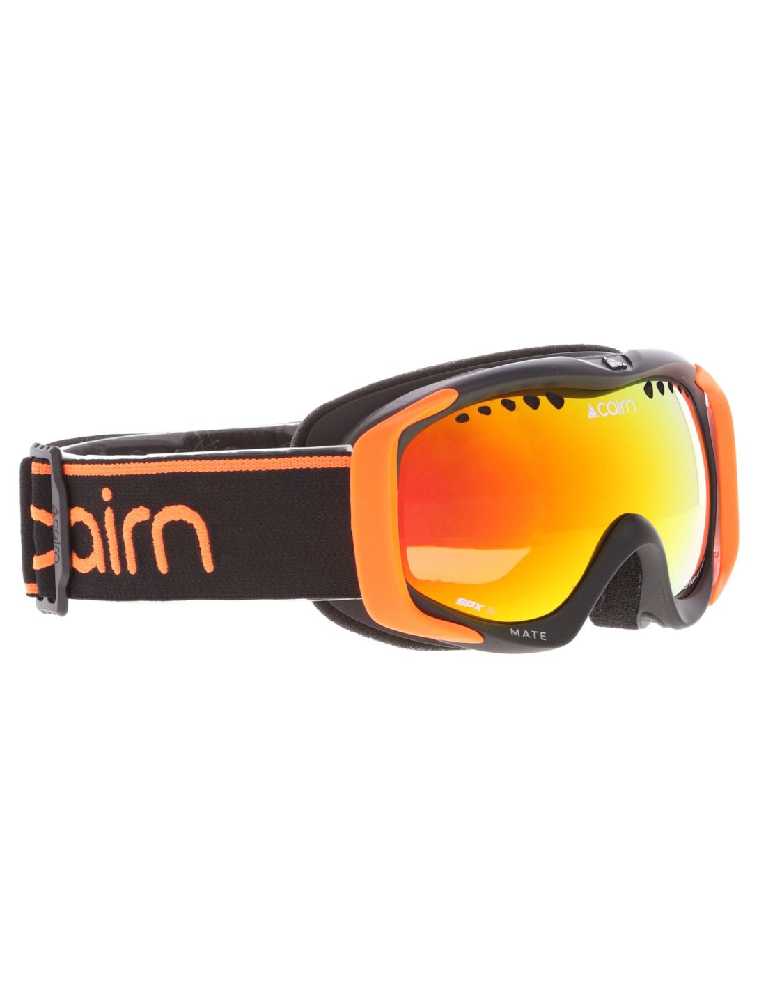 Cairn, Mate lunettes de ski enfants Mat Black Orange noir, orange 