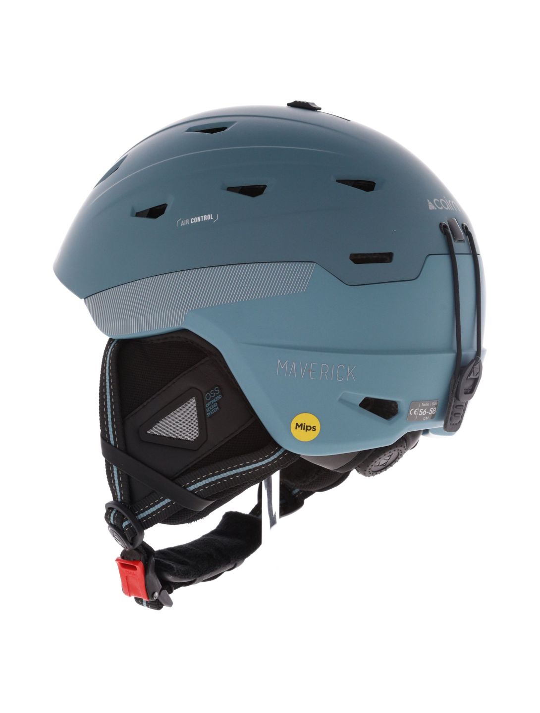 Cairn, Maverick Mips casque de ski unisexe Mat Metallic Sauge Eucalyptus bleu 