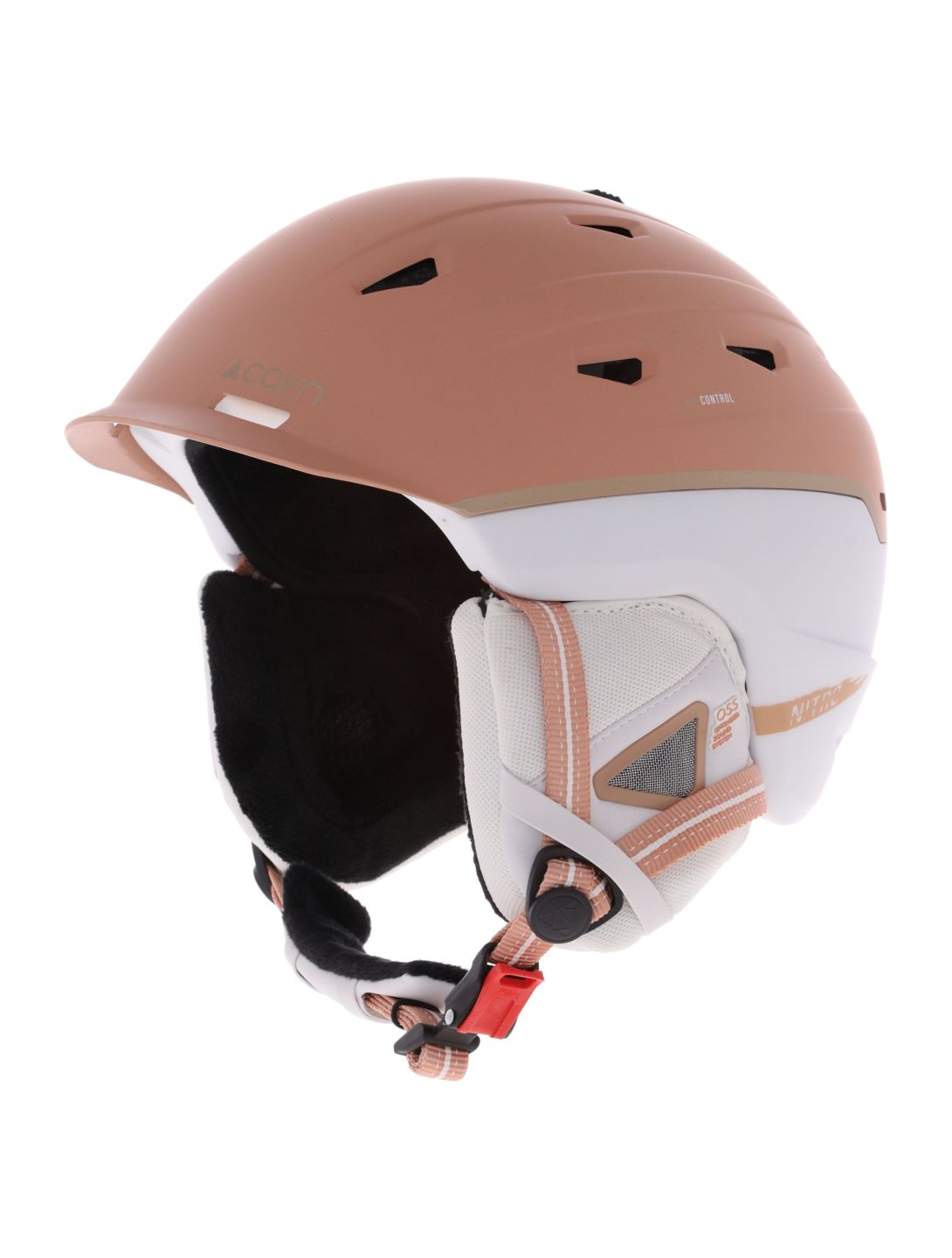 Cairn, Nitro casque de ski unisexe Mat Latte White beige, blanc 