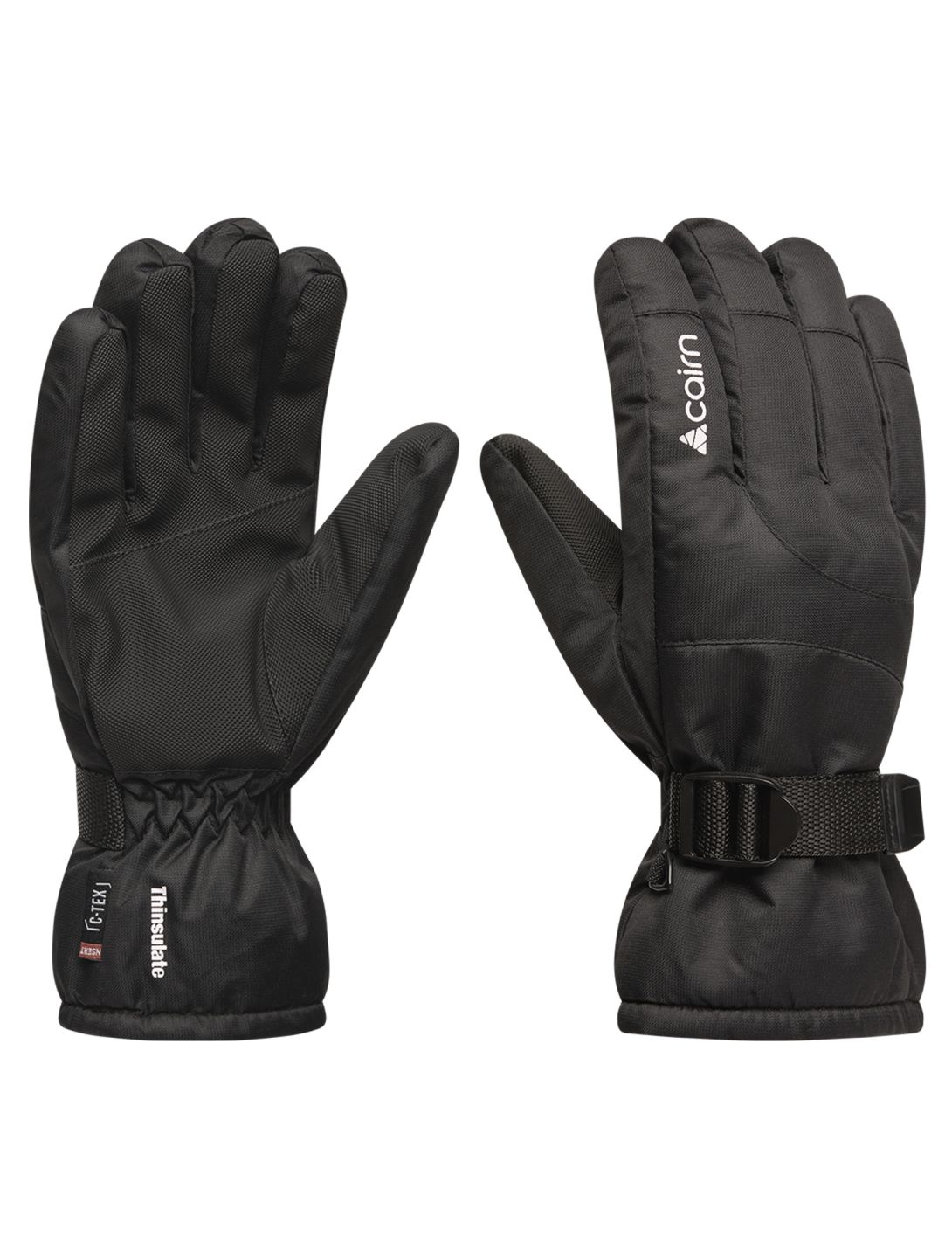 Cairn, Optima M C-Tex gants de ski hommes Black noir 