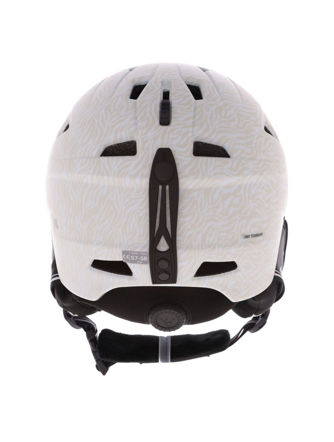 Cairn, Profil casque de ski unisexe Mat Warm Gray White blanc, gris 