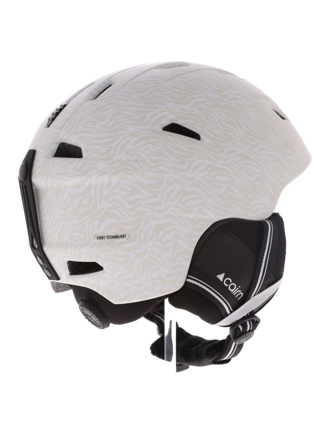 Cairn, Profil casque de ski unisexe Mat Warm Gray White blanc, gris 