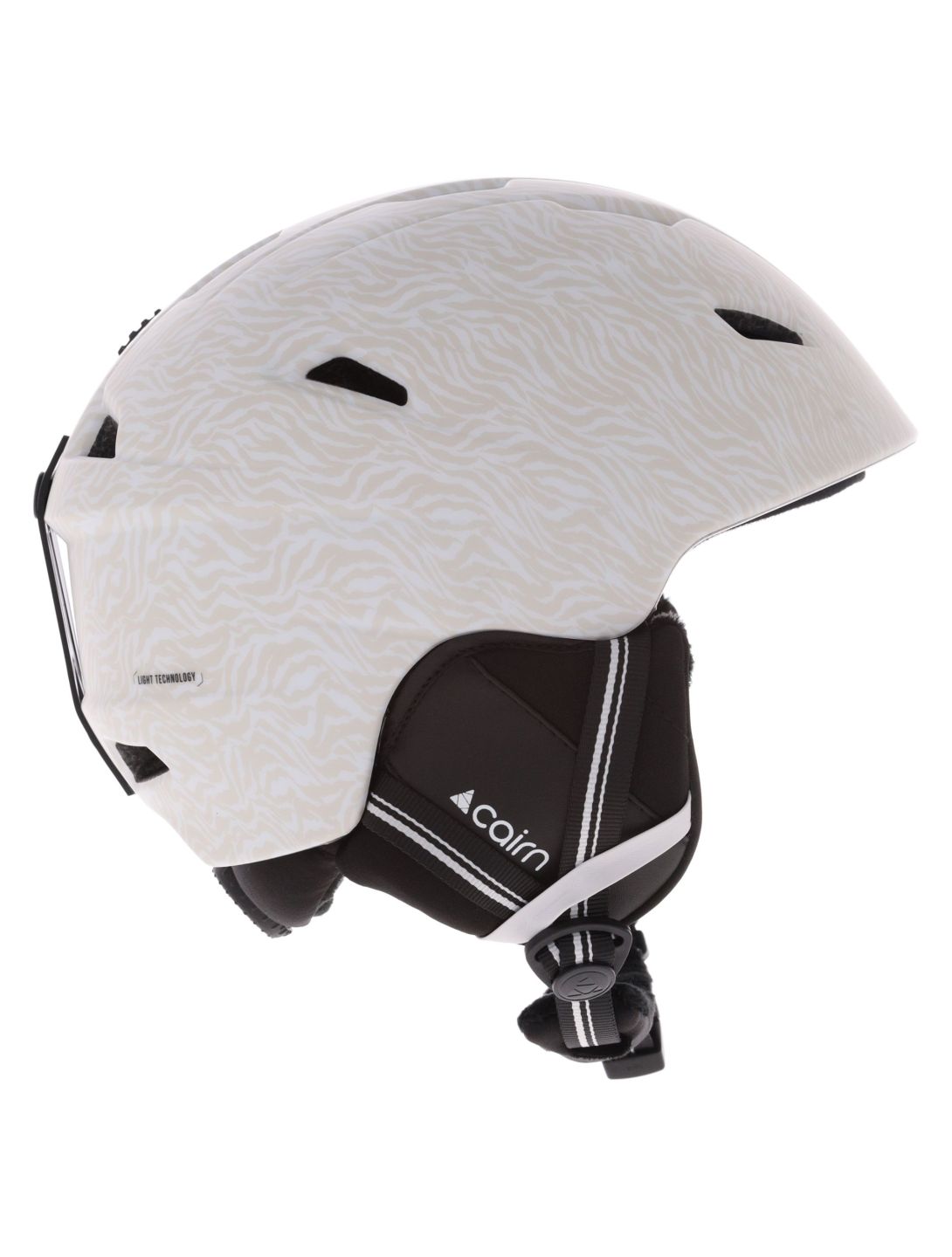 Cairn, Profil casque de ski unisexe Mat Warm Gray White blanc, gris 